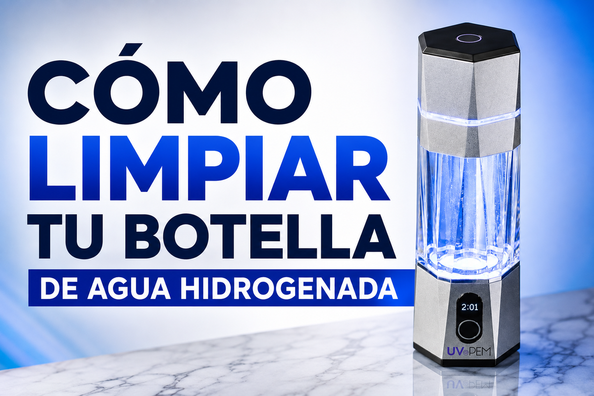 Cómo limpiar tu botella de agua hidrogenada: guía práctica paso a paso