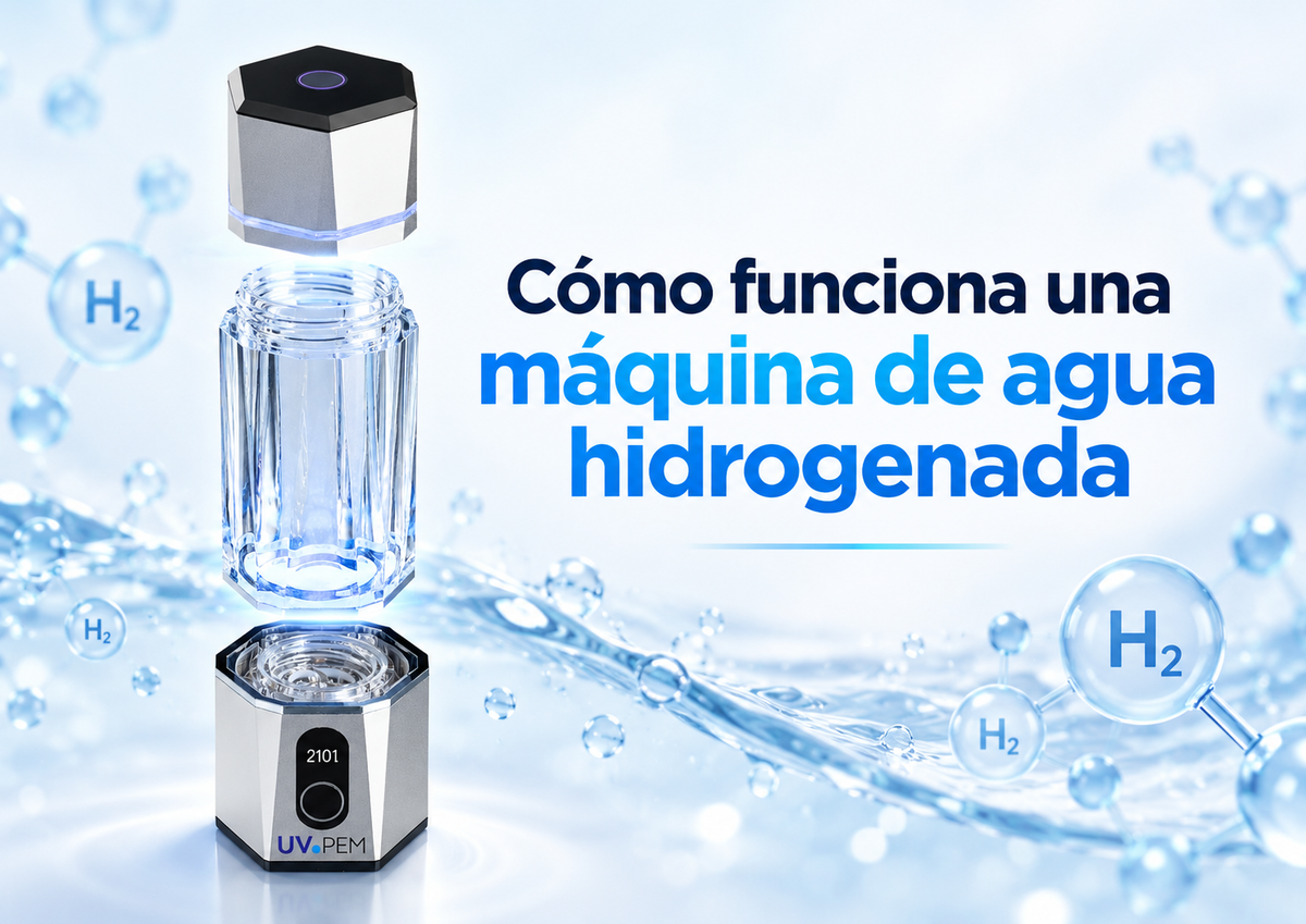 Cómo funciona una máquina de agua hidrogenada: qué ocurre dentro paso a paso