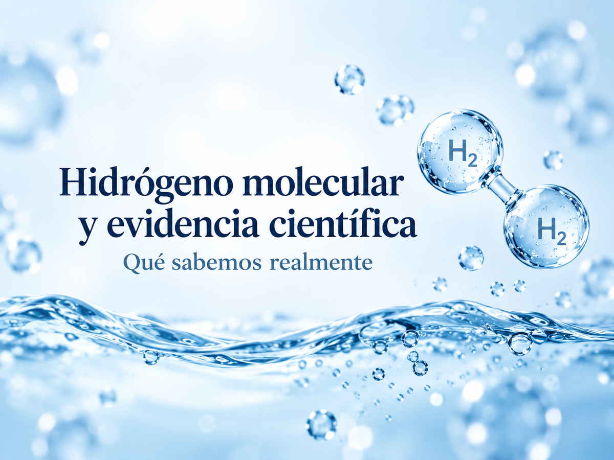 Hidrógeno molecular y evidencia científica: qué sabemos realmente