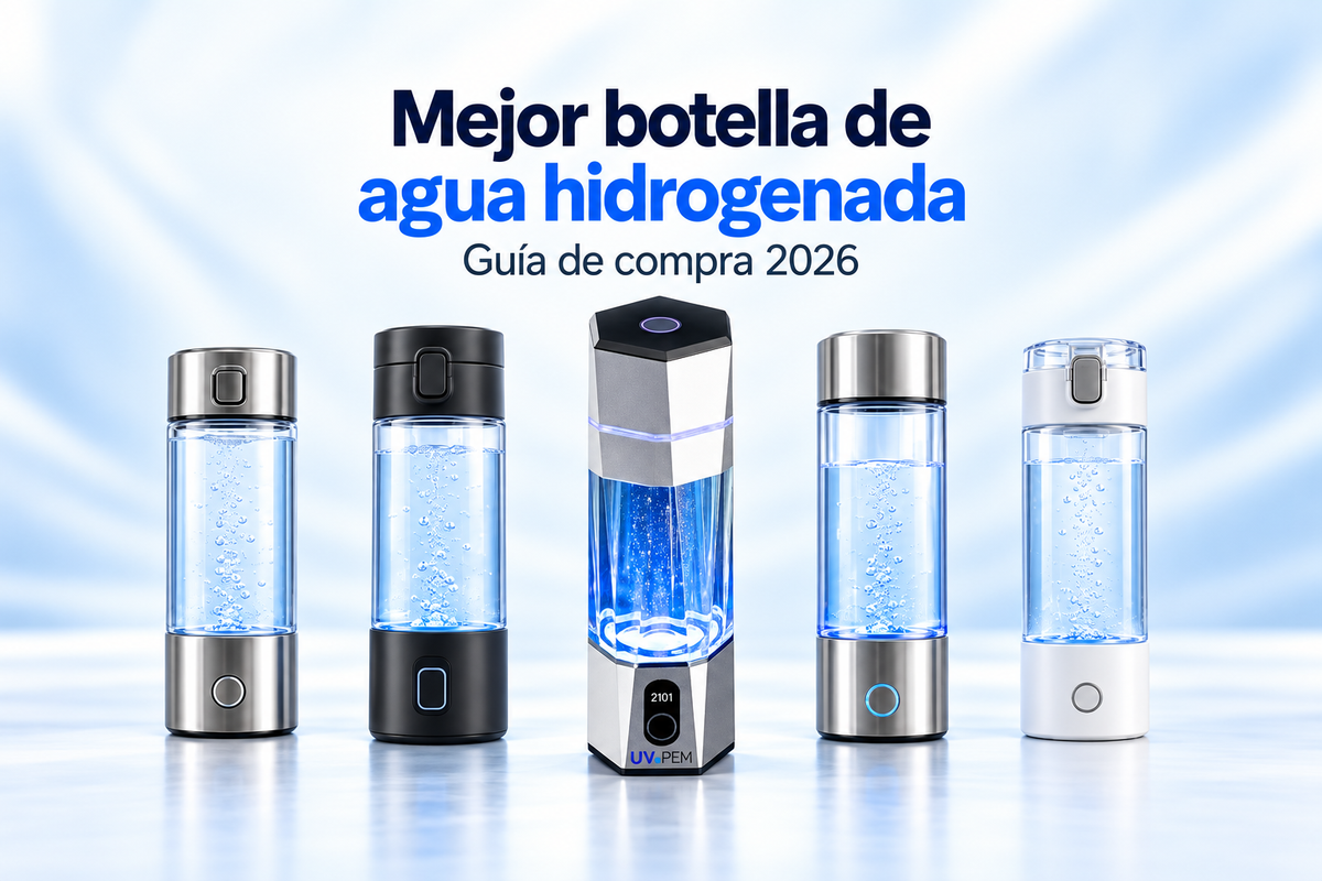 Mejor botella de agua hidrogenada en 2026: guía de compra y criterios para elegir