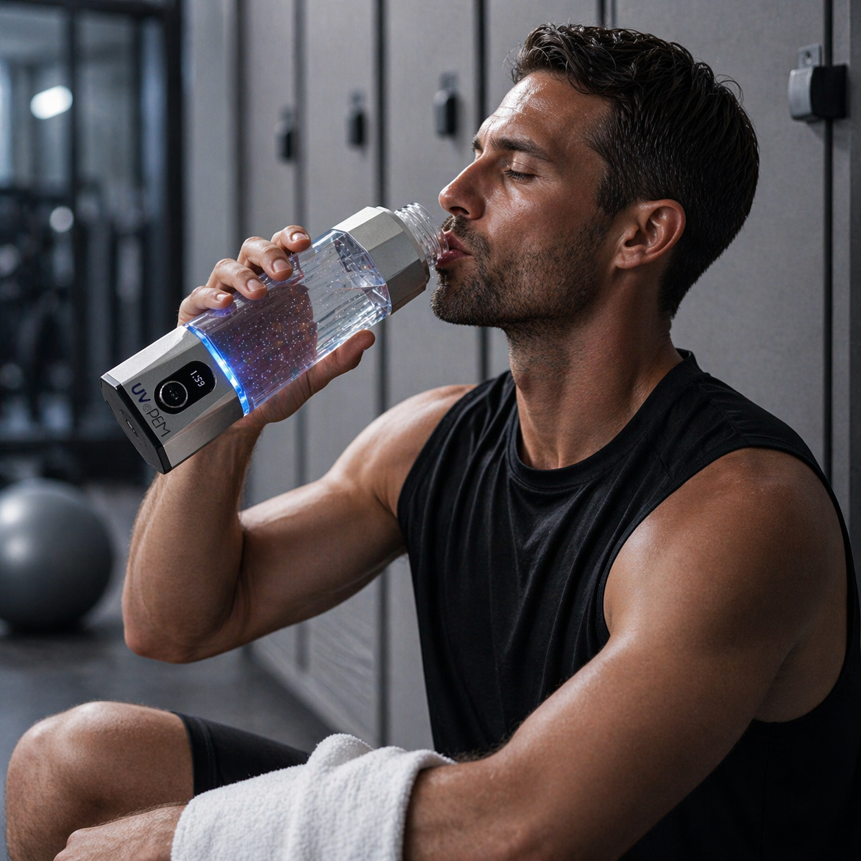 agua de hidrógeno para los deportistas