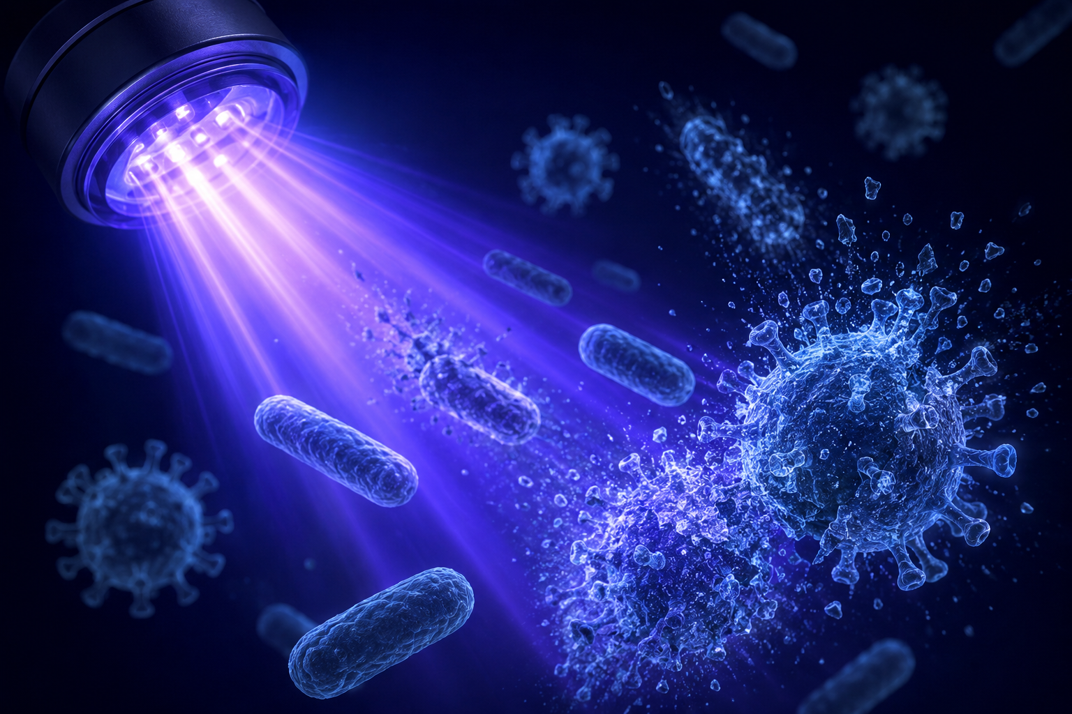 limpieza ultravioleta para una higiene completa