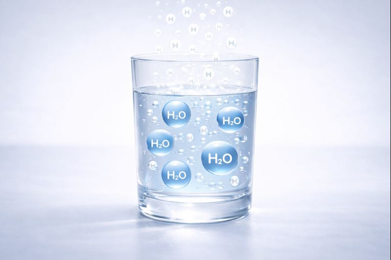 tomar hidrógeno con agua hidrogenada